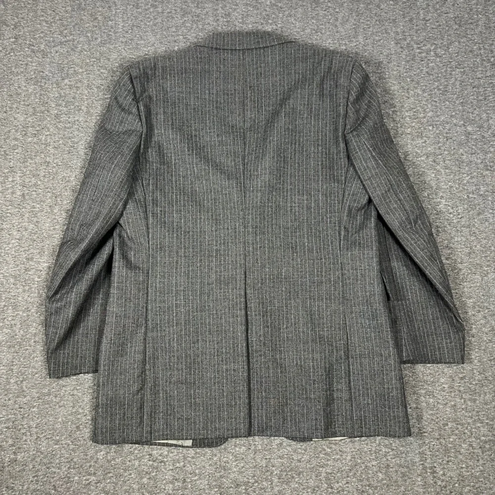 Vintage Don Douglas Pinstripe 3-Piece Suit Set Mens 42L Pinstripe Union Made USA